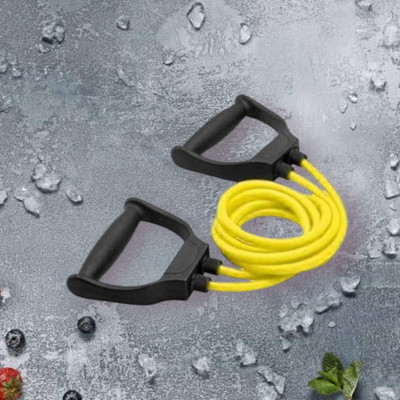 Aoriyon KH-D9U Handles, Portable Toning Tubes (BLACK YELLOW) Resistance Tube(Yellow)