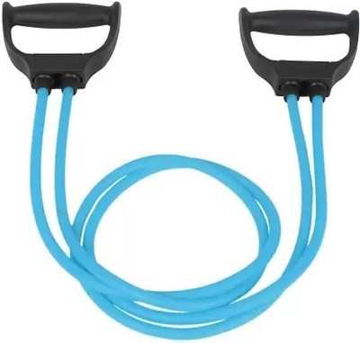 Avomaa Pull Rope Double Stretching Tube Latex Fitness Band Toning Tube@128 Resistance Tube(Multicolor)