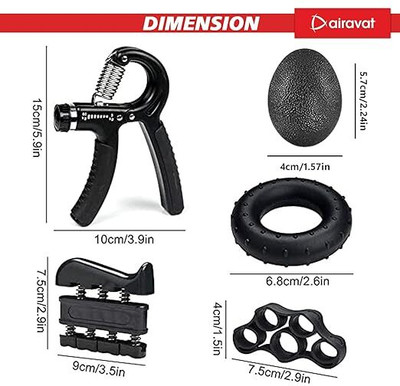 SeaRegal Hand Grip Workout Strengthener Fitness Accessory Kit Kit