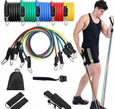 Oddish 11 IN 1 GYM BAND Resistance Tube(Multicolor)