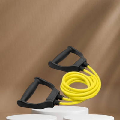 SRD NHSL-SIF Heavy Quality Exercise toning (BLACK YELLOW) Resistance Tube(Yellow)