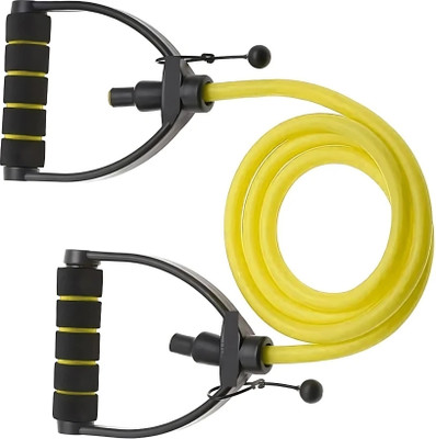 DOERSHAPPY Lightweight Yellow Toning Tube for Women – Easy to Use Exercise Band Resistance Tube(Yellow)
