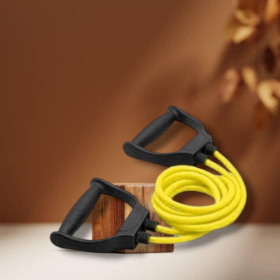 Aoriyon DI-AKSC Double Toning Resistance Heavy Quality(BLACK YELLOW) Resistance Tube(Yellow)