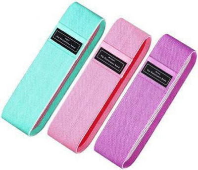 ALORNOR Resistance Cotton Loop Bands For Stretching, Fitness Exercise and Workout-H29 Resistance Tube(Multicolor)