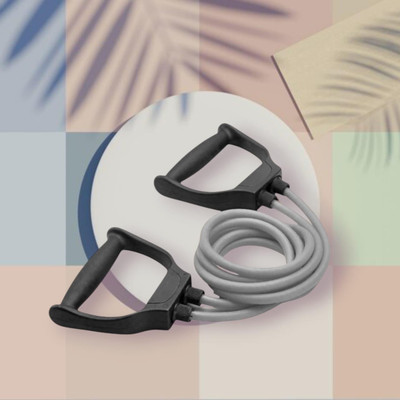 Aoriyon E1KFZJ Resistant Band for Men & Women | Exercise(GREY) Resistance Tube(Mulicolour)