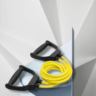 SRD HW-5J Double Toning elastic full body (BLACK YELLOW) Resistance Tube(Yellow)