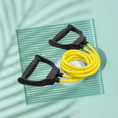 SRD G-SF toning tube exerciser home gym(BLACK YELLOW) Resistance Tube(Yellow)