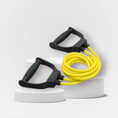 Aoriyon G20-U8S Toning Resistance Elastic Rubber (BLACK YELLOW) Resistance Tube(Yellow)