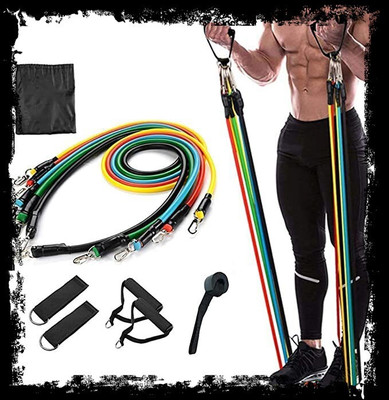 KASO Resistance Bands - Resistance Tube for Heavy Workout (Home Gym) Resistance Tube(Multicolor)