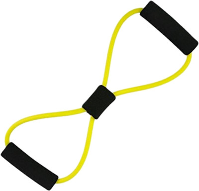 AMETHYST SKY Figure 8 Yellow Band for Women and Men – Daily Workout Tool Resistance Tube(Yellow)