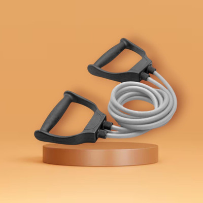 Aoriyon NJR9-U National Sports Double Toning Tube Resistance (Grey) Resistance Tube(Mulicolour)