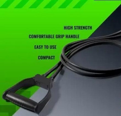 Avomaa Pull Rope Double Stretching Tube Latex Fitness Band Toning Tube@882 Resistance Tube(Multicolor)