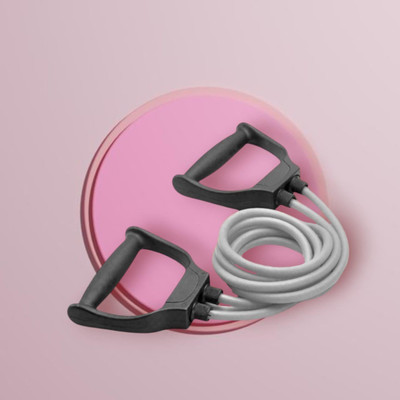 SRD HAG-JC National Sports Double Toning Tube Resistance (Grey) Resistance Tube(Mulicolour)