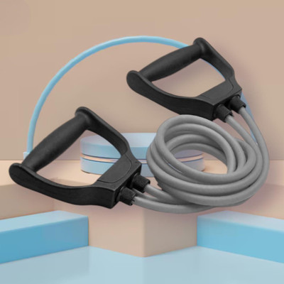 Aoriyon LI-9DS Pull Rop Rubber Bands for Fitness Exercise Tube Resistance Tube(Mulicolour)