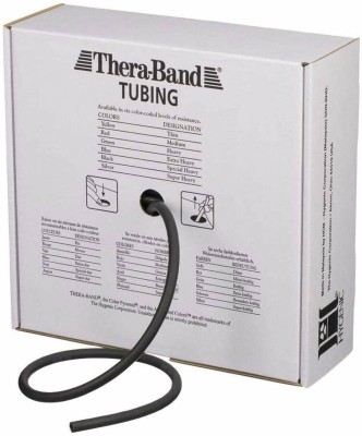 Theraband Professional Latex Resistance Tubing Resistance Tube(Black)