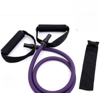 ArrowMax Toning Tube Heavy Resistance Tube Professional Latex 50-60 Lbs Workout Resistance Tube(Purple (50-60lbs))