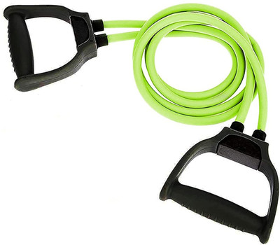 abcdeyes Double Toning Resistance Band Tube Exercise , for Man and Women Resistance Tube(Green)