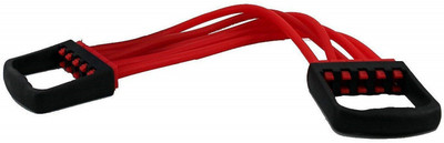 Fitfun MUSCLES STRENGTHENING PERSONAL CHEST DEVELOPER ROPE Resistance Tube(Black, Blue, Red)