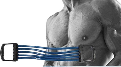 DADNSON 5Tubes Chest Puller, Resistance Band, Chest Expander027 Resistance Tube(Multicolor)