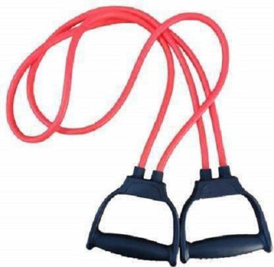 Avomaa Pull Rope Double Stretching Tube Latex Fitness Band Toning Tube@097 Resistance Tube(Multicolor)