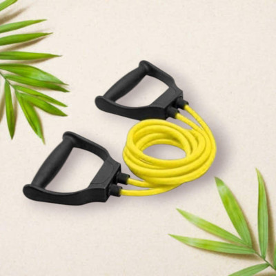 SRD J8-IDJ Double Toning Full Body Workout(BLACK YELLOW) Resistance Tube(Yellow)