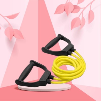 SRD GUD-8S elasticity toning rope gym home (BLACK YELLOW) Resistance Tube(Yellow)