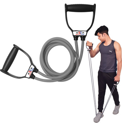 Battlestar Resistance Tube, Exercise & Stretching Resistance Band Set For Men & Women Resistance Tube(Grey)