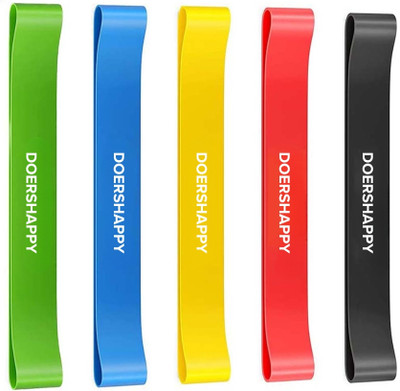 DOERSHAPPY Durable Yellow Loop Band for Light Mobility and Strength Sessions Resistance Tube(Yellow)