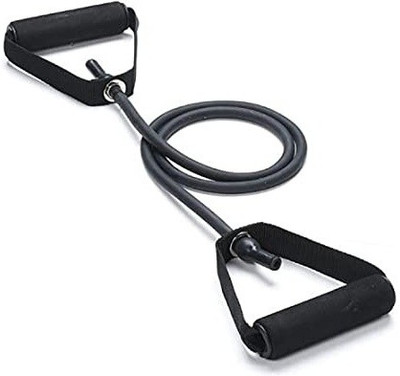 ADONYX Single Resistance Band Exercise Tube Manual, for Resistance Training Resistance Tube(Black)
