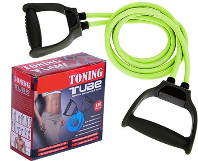 Dargan 63-HN-Full Comfortable and Flexible gyming Exercise Resistance Toning Tube Resistance Tube(Multicolor)