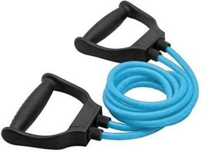 ADONYX Double Toning Resistance Tube Elastic Rubber Exercise Band for Stretching Resistance Tube(Blue)