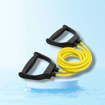 Aoriyon HD-5R Double Toning elastic full body (BLACK YELLOW) Resistance Tube(Yellow)