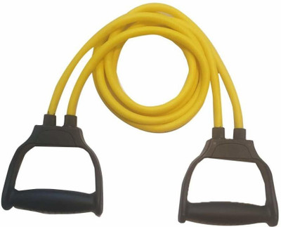 GLOWIS 2 Rope Rubber Toning Tube Resistance Tube (Multicolor) Resistance Tube(Multicolor)