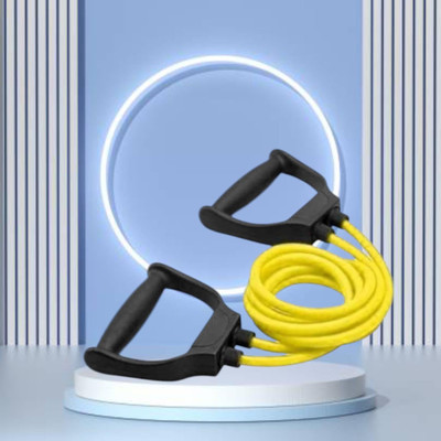 SRD HIHDI-XIHeavy Quality Exercise toning (BLACK YELLOW) Resistance Tube(Yellow)