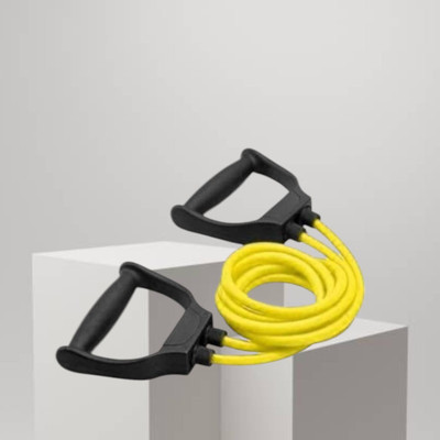 Aoriyon J5JS-Z Double Toning tube with Handles15 kg(BLACK YELLOW) Resistance Tube(Yellow)