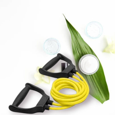 SRD LJ8S-SUXHeavy Quality Exercise toning (BLACK YELLOW) Resistance Tube(Yellow)