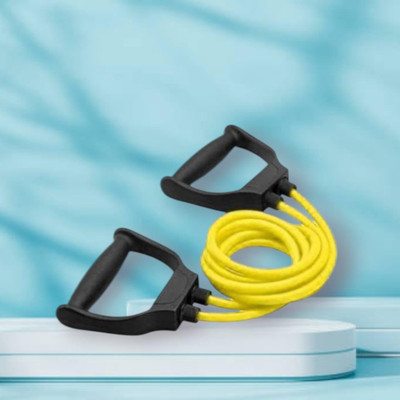 Aoriyon JHY-S7D Toning Resistance Elastic Rubber (BLACK YELLOW) Resistance Tube(Yellow)
