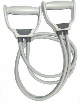 TensionX Double Toning Tube Resistance for Exercise Workout Physical Fitness Strength Resistance Tube(Grey)