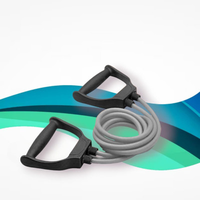 Aoriyon J0- For Toning & Endurance Resistance Tube (Grey) Resistance Tube(Mulicolour)