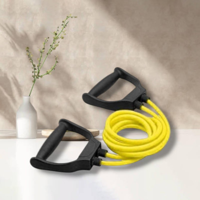 SRD FJ-SHC Double Toning Resistance Heavy Quality(BLACK YELLOW) Resistance Tube(Yellow)