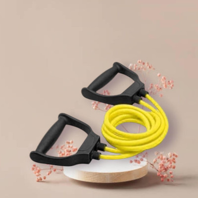 SRD JD-RU training tube home workout muscle(BLACK YELLOW) Resistance Tube(Yellow)