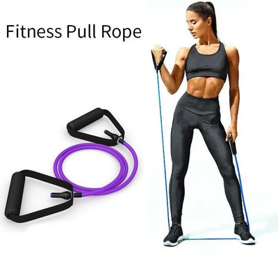 Fitcozi Resistance Bnad Toing Tube Single Toning Tube 40Lb For Exrcise Resistance Tube(Purple)