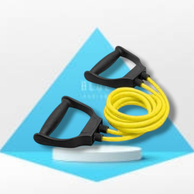 SRD NO-FI9 Double Toning Resistance Heavy Quality(BLACK YELLOW) Resistance Tube(Yellow)