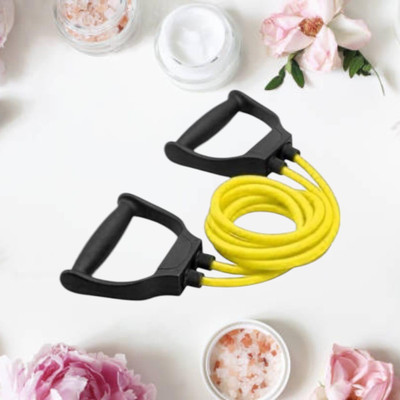 SRD HGG-8DHHeavy Quality Exercise toning (BLACK YELLOW) Resistance Tube(Yellow)
