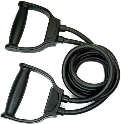 Ssk Enterprise Single Tonning Rubber Bands for Fitness Exercise Resistance Tube(Black)