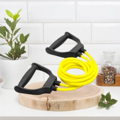 Aoriyon IY-IGO Toning tue raining and Muscle Building (BLACK YELLOW) Resistance Tube(Yellow)