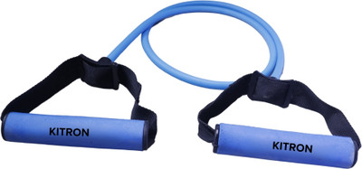 KITRON Adjustable Blue Resistance Tube – Full-Body Workout Band for Home & Gym Resistance Tube(Blue)