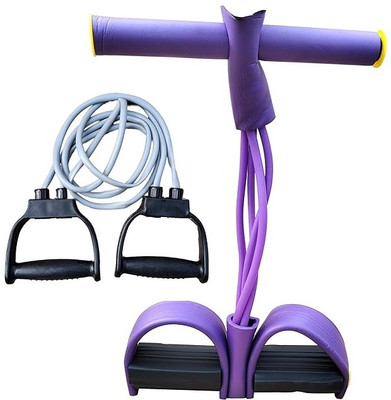 ShopiMoz Reducer Exerciser & Double Toning Tube Body Shaper Ab Exerciser For Men & Women Resistance Tube(Multicolor)