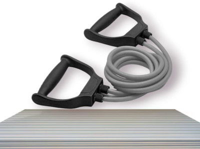 SRD KJD-US Double Toning Fitness Pulling Rop Resistance Tube Resistance Tube(Mulicolour)