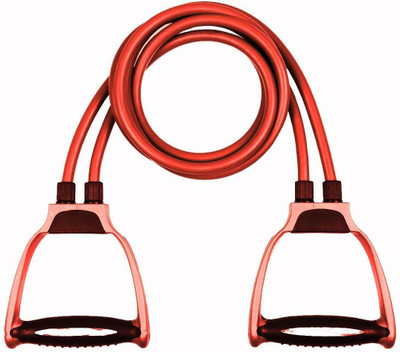 Ample Wings Resistance Bands Workout Double Toning Tube Resistance Tube(Red)